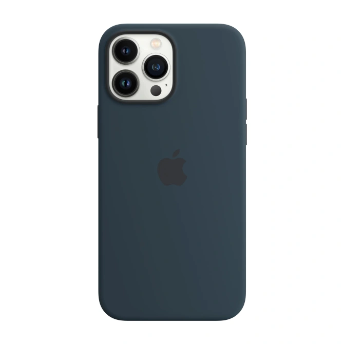 Silicone Backcover MagSafe Apple iPhone 13 Pro Max - Blauw