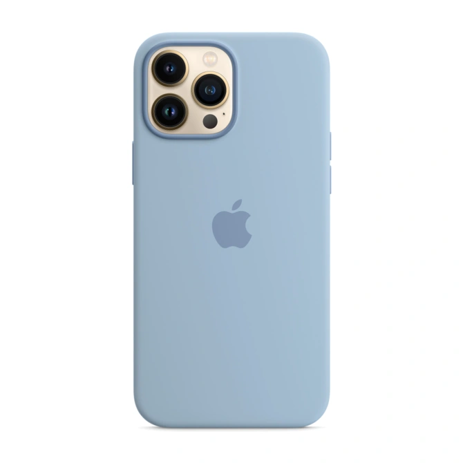 Silicone Backcover MagSafe Apple iPhone 13 Pro Max - Blue Fog