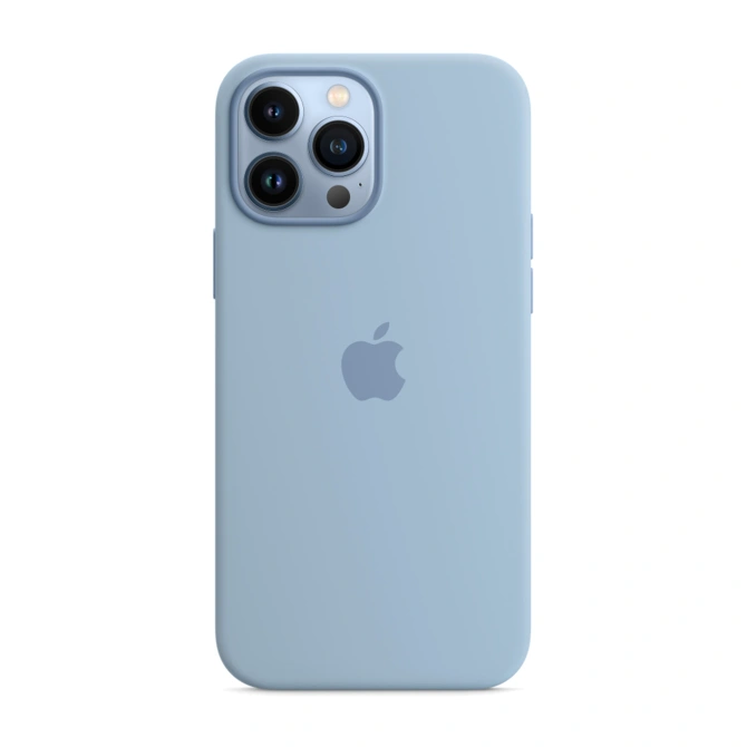 Silicone Backcover MagSafe Apple iPhone 13 Pro Max - Blue Fog