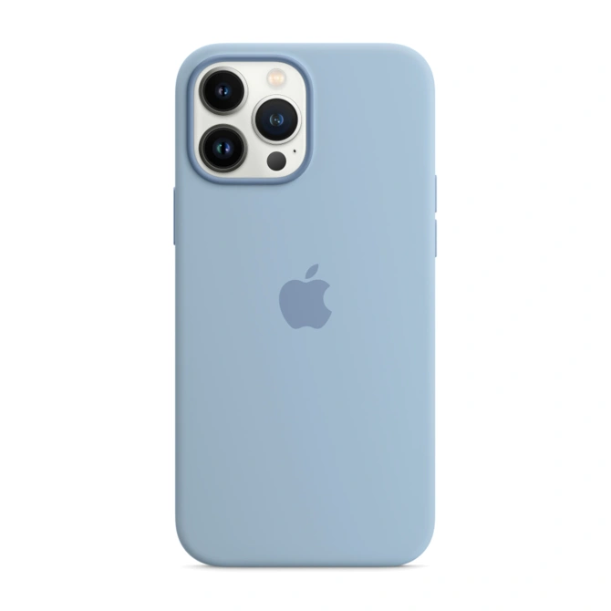 Silicone Backcover MagSafe Apple iPhone 13 Pro Max - Blue Fog