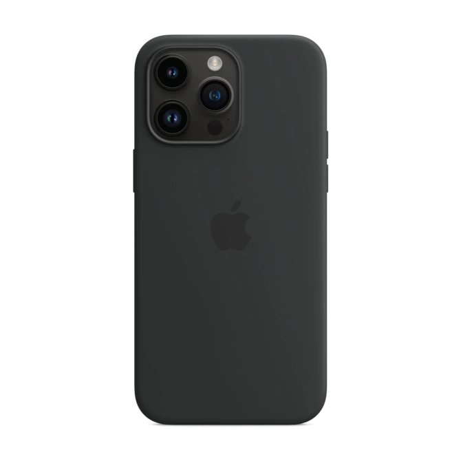 Silicone Backcover MagSafe Apple iPhone 14 Pro Max - Midnight