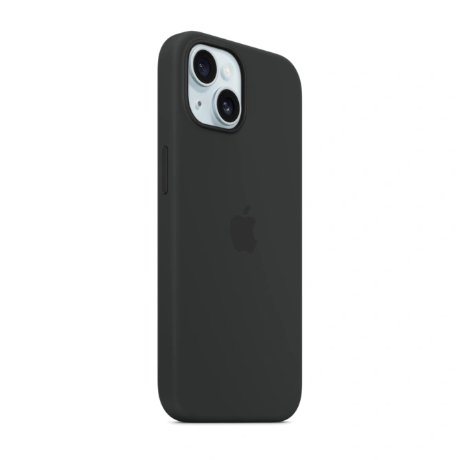 Silicone Backcover MagSafe Apple iPhone 15 - Black