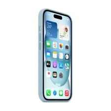 Silicone Backcover MagSafe Apple iPhone 15 - Lichtblauw