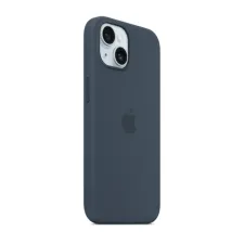 Silicone Backcover MagSafe Apple iPhone 15 - Storm Blue
