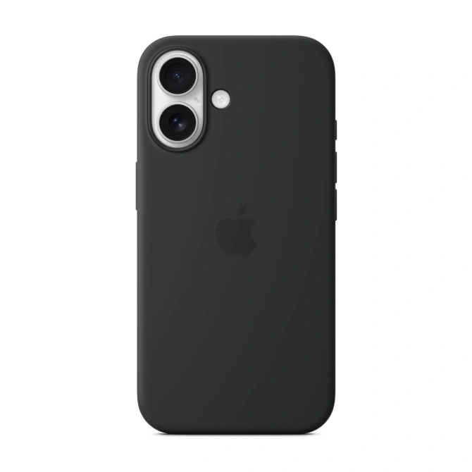 Silicone Backcover MagSafe Apple iPhone 16 - Black