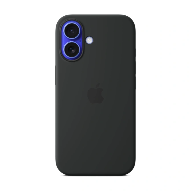 Silicone Backcover MagSafe Apple iPhone 16 - Black