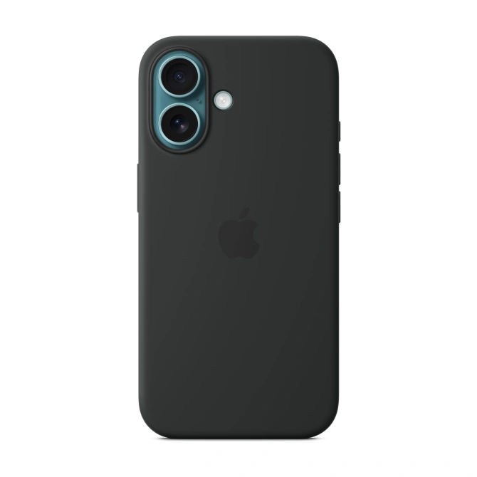 Silicone Backcover MagSafe Apple iPhone 16 - Black
