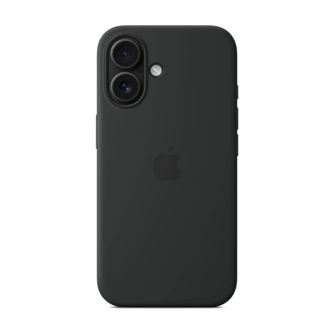 Silicone Backcover MagSafe Apple iPhone 16 - Black