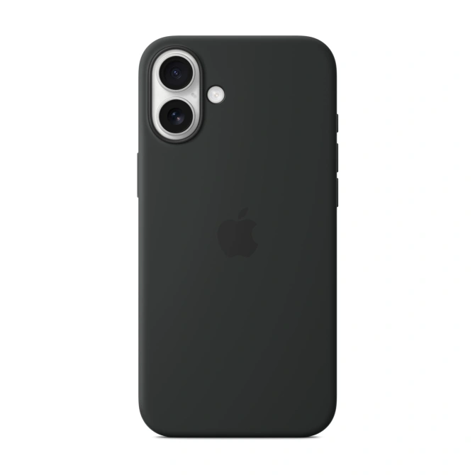 Silicone Backcover MagSafe Apple iPhone 16 Plus - Black