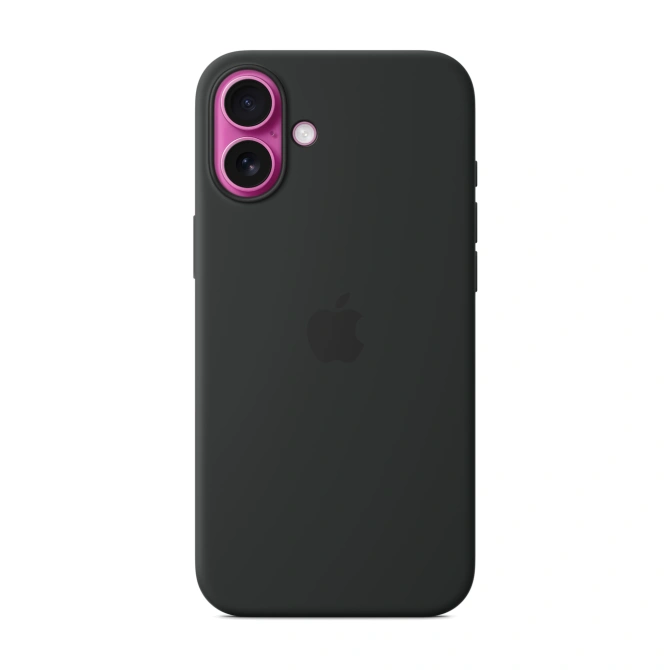 Silicone Backcover MagSafe Apple iPhone 16 Plus - Black