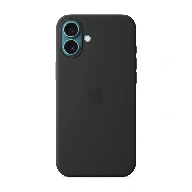 Silicone Backcover MagSafe Apple iPhone 16 Plus - Black