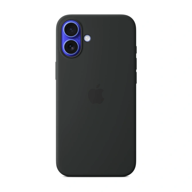Silicone Backcover MagSafe Apple iPhone 16 Plus - Black