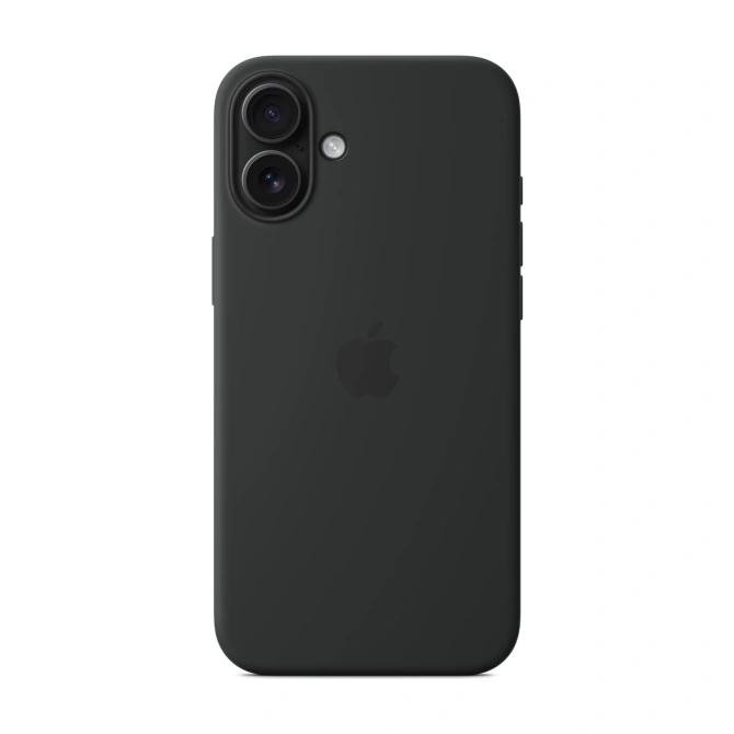 Silicone Backcover MagSafe Apple iPhone 16 Plus - Black