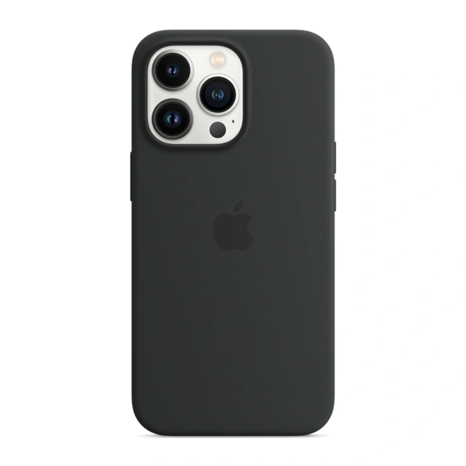Silicone Backcover MagSafe voor de Apple iPhone 13 Pro - Midnight