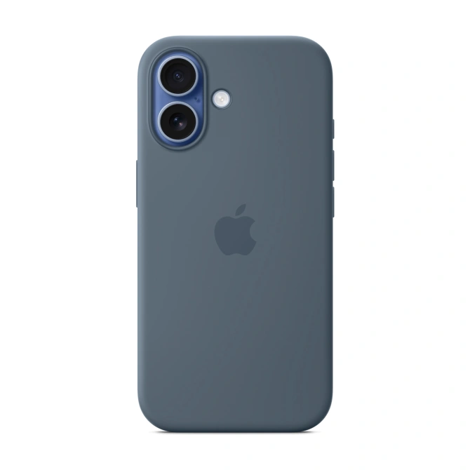Siliconenhoesje met MagSafe Apple iPhone 17 - Anchor Blue