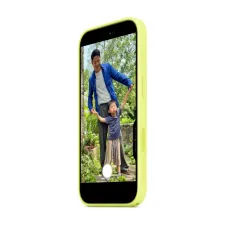 Siliconenhoesje met MagSafe Apple iPhone 17 - Neon Yellow