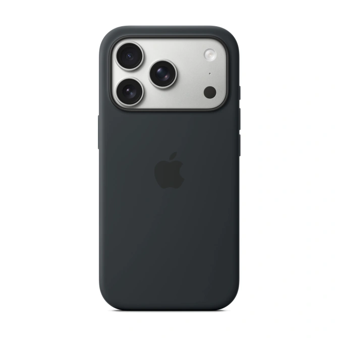 Siliconenhoesje met MagSafe Apple iPhone 17 Pro Max - Zwart