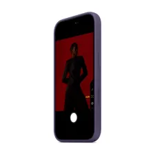 Siliconenhoesje met MagSafe Apple iPhone 17 Pro - Purple Fog