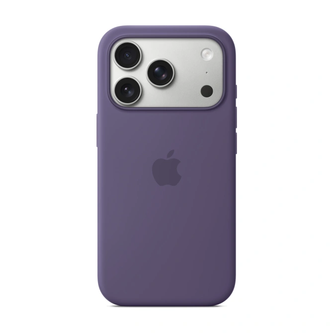 Siliconenhoesje met MagSafe Apple iPhone 17 Pro - Purple Fog