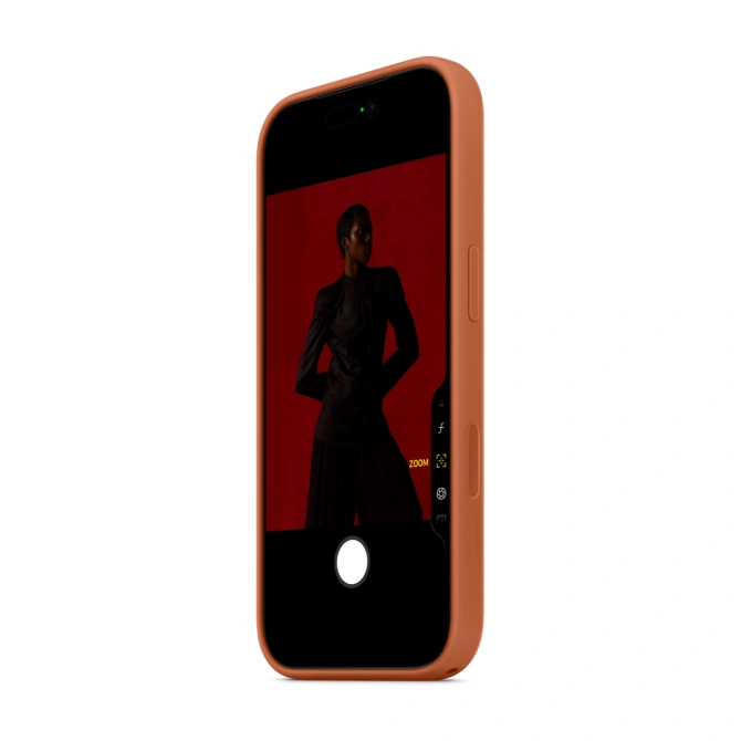 Siliconenhoesje met MagSafe Apple iPhone 17 Pro - Terracotta