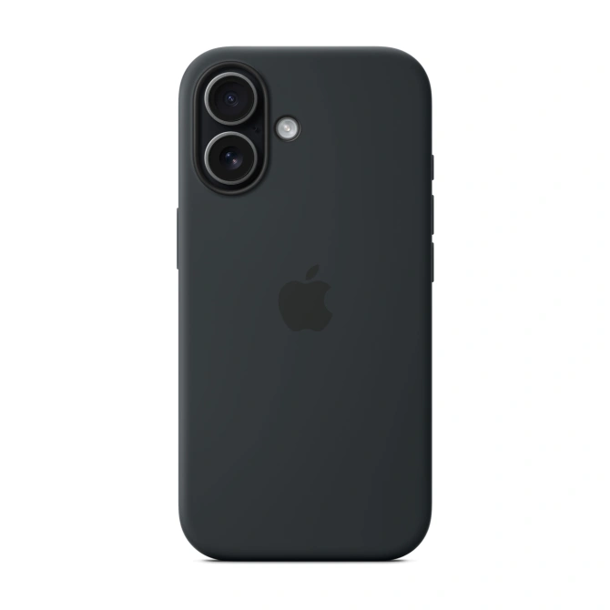 Siliconenhoesje met MagSafe Apple iPhone 17 - Zwart