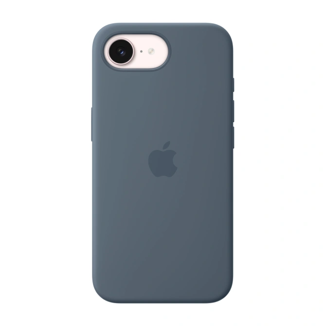 Siliconenhoesje met MagSafe Apple iPhone 17e - Anchor Blue