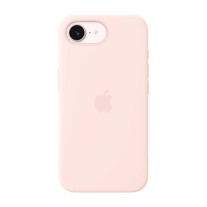 Siliconenhoesje met MagSafe Apple iPhone 17e - Soft Pink