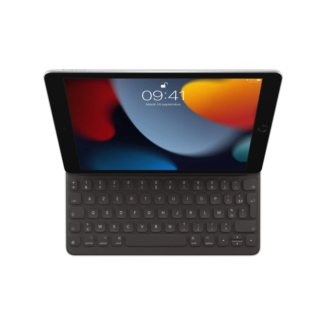 Smart Folio Keyboard Apple iPad 9 (2021) 10.2 / iPad 8 (2020) 10.2 / iPad 7 (2019) 10.2 / Air 3 (2019) / Pro 10.5 (2017) - AZERTY / FR - Zwart