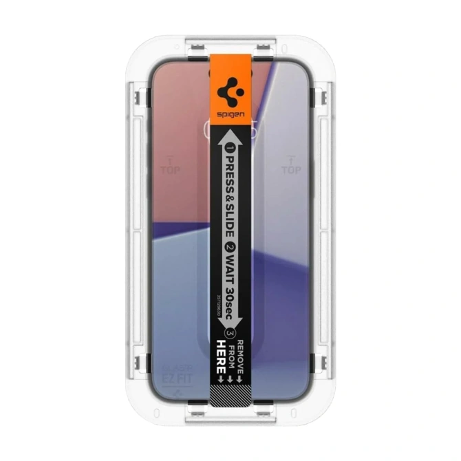 Spigen EZ Fit Glas.tR met Applicator - 1 pack Apple iPhone 15