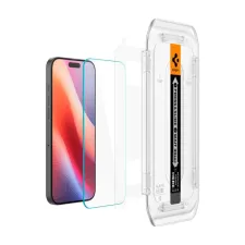 Spigen EZ Fit Glas.tR met Applicator - 1 pack Apple iPhone 16 Pro