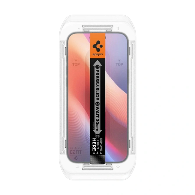 Spigen EZ Fit Glas.tR met Applicator - 1 pack Apple iPhone 16 Pro