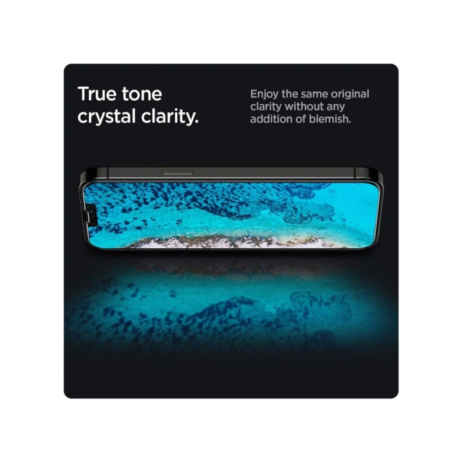 Spigen EZ Fit GLAS.tR Privacy Glass Screenprotector - 1 pack Apple iPhone 17e / 16e / 14 / 13 / 13 Pro