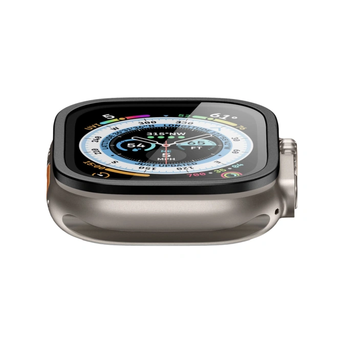 Spigen Glas.tR Slim Pro Screen Protector Apple Watch Ultra 1 / 2 - 49 mm - Zwart