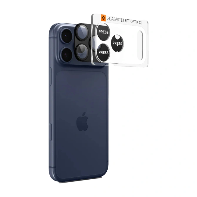 Spigen GLAStR EZ Fit Optik Camera Protector Apple iPhone 17 Pro - Black