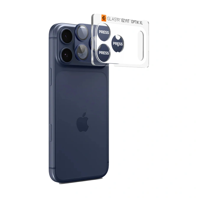Spigen GLAStR EZ Fit Optik Camera Protector Apple iPhone 17 Pro - Blue