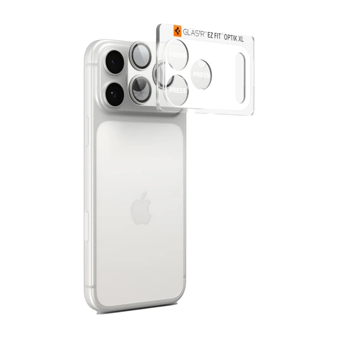 Spigen GLAStR EZ Fit Optik Camera Protector Apple iPhone 17 Pro Max - Silver
