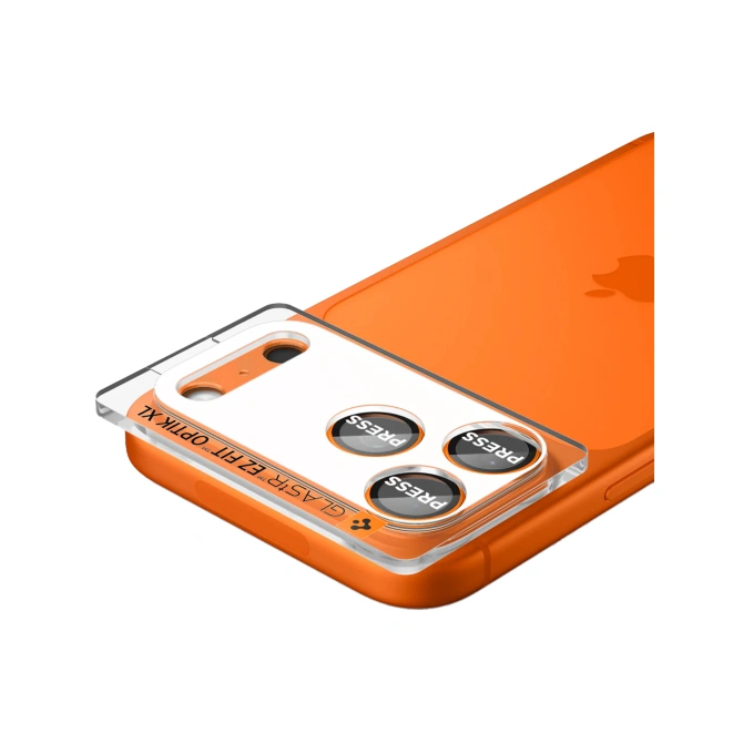 Spigen GLAStR EZ Fit Optik Camera Protector Apple iPhone 17 Pro - Orange