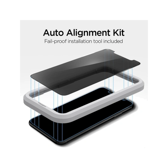 Spigen GLAStR EZ Fit Screenprotector 2 Pack + Applicator Apple iPhone 11