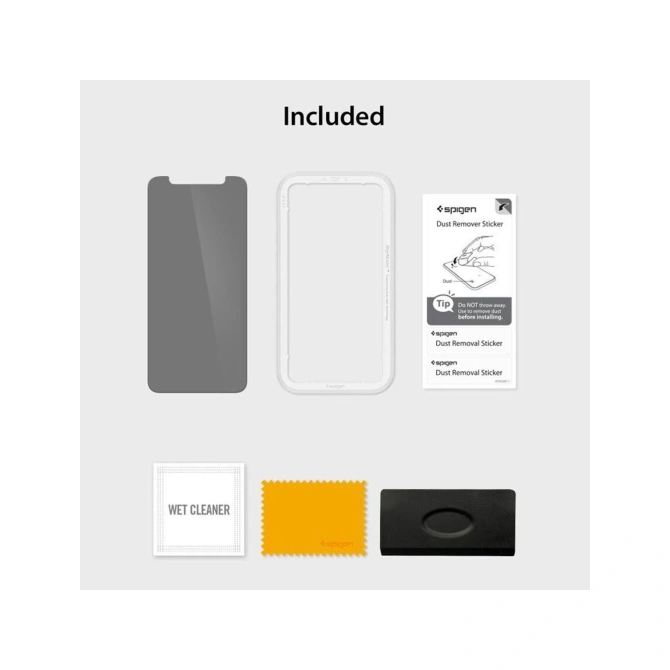 Spigen GLAStR EZ Fit Screenprotector 2 Pack + Applicator Apple iPhone 11