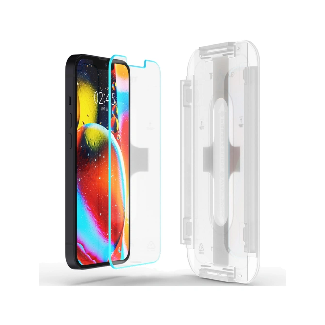 Spigen GLAStR EZ Fit Screenprotector 2 Pack + Applicator Apple iPhone 13 Mini