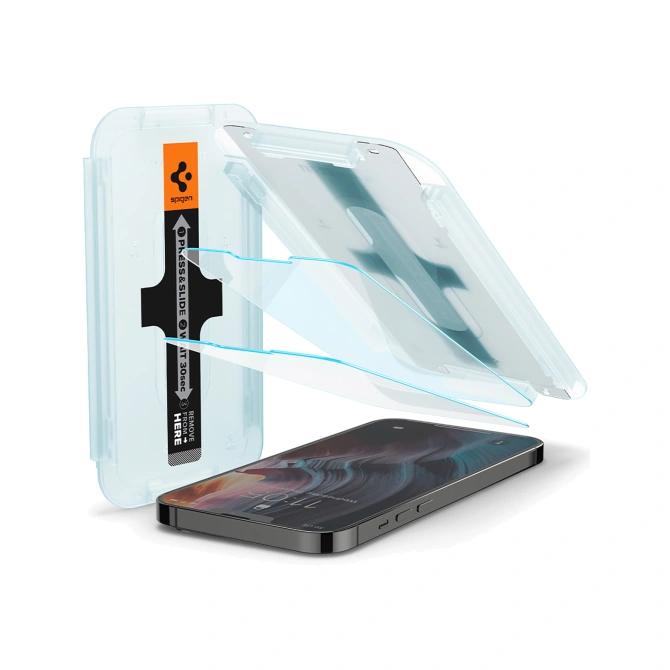 Spigen GLAStR EZ Fit Screenprotector 2 Pack + Applicator Apple iPhone 13 Pro Max
