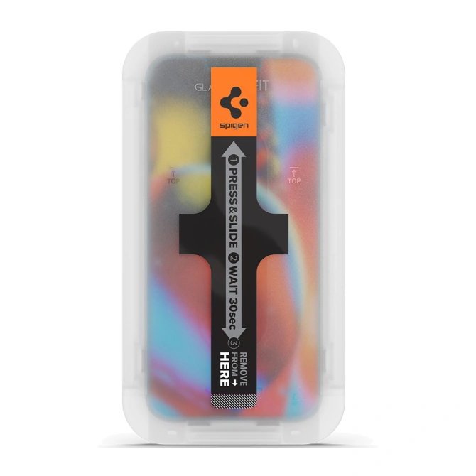 Spigen GLAStR EZ Fit Screenprotector 2 Pack + Applicator Apple iPhone 13 Pro Max