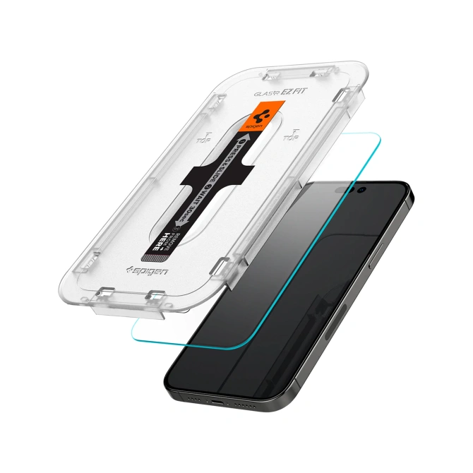 Spigen GLAStR EZ Fit Screenprotector 2 Pack + Applicator Apple iPhone 14 Pro