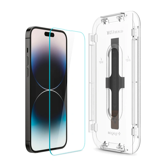 Spigen GLAStR EZ Fit Screenprotector 2 Pack + Applicator Apple iPhone 14 Pro Max