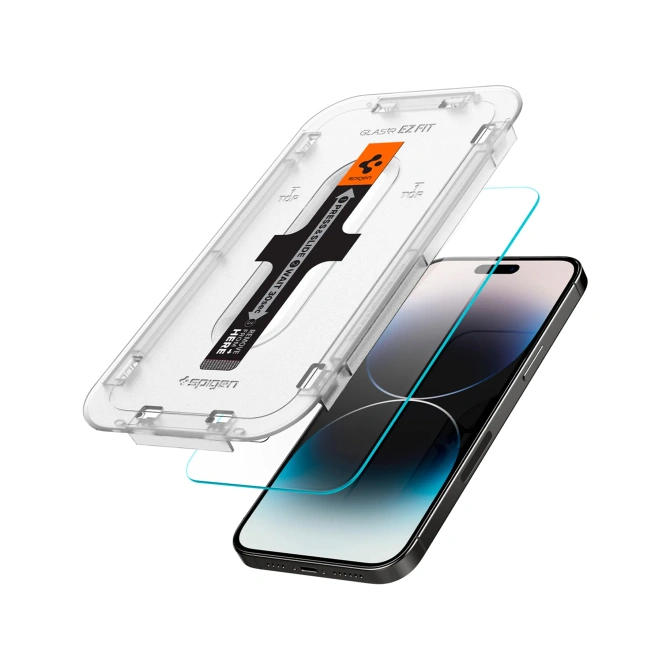 Spigen GLAStR EZ Fit Screenprotector 2 Pack + Applicator Apple iPhone 14 Pro Max