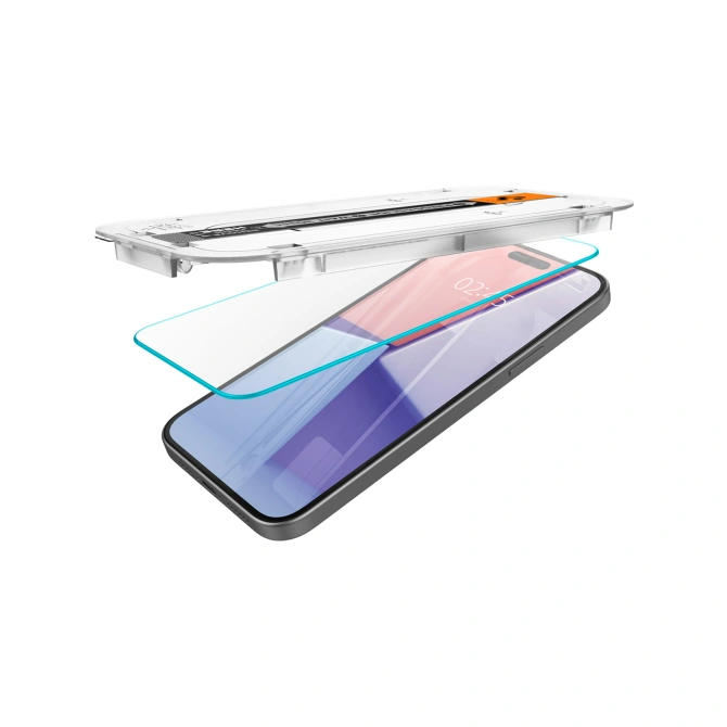 Spigen GLAStR EZ Fit Screenprotector 2 Pack + Applicator Apple iPhone 16 / 15