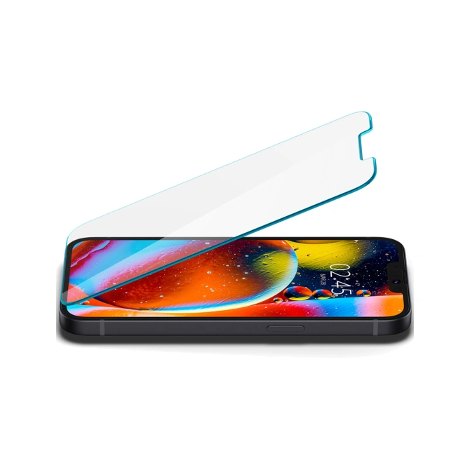 Spigen GLAStR EZ Fit Screenprotector 2 Pack + Applicator Apple iPhone 17e / 16e / 14 / 13 / 13 Pro