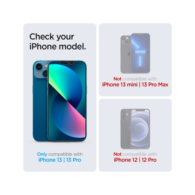 Spigen GLAStR Privacy EZ Fit Screenprotector + Applicator - 2-pack Apple iPhone 13 / 13 Pro