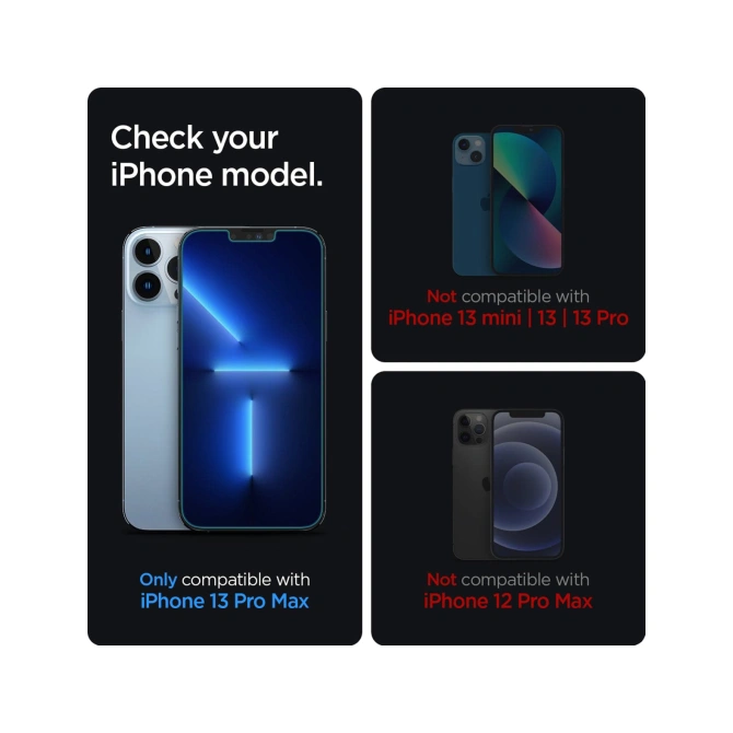 Spigen GLAStR Privacy EZ Fit Screenprotector + Applicator - 2-pack Apple iPhone 13 Pro Max