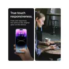 Spigen GLAStR Privacy EZ Fit Screenprotector + Applicator - 2-pack Apple iPhone 14 Pro